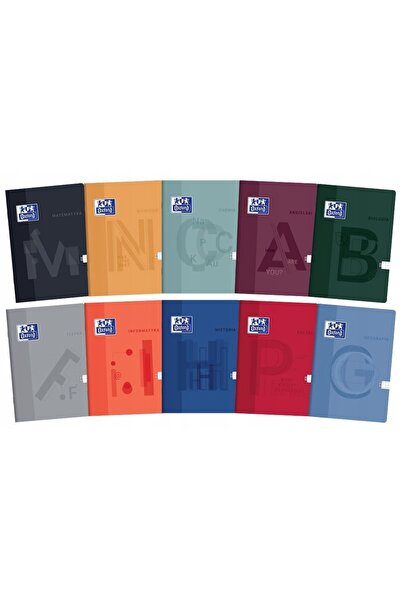 Oxford Pachet de caiete tematice pentru subiecte școlare, copertă A5, 90g, XXL