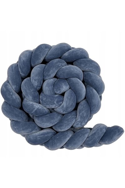 Lulumi Protector pentru șiretul patului 200cm Denim