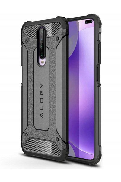 ALOGY Carcasă rigidă tip armură pentru Xiaomi Redmi K30/ Poco X2 gri