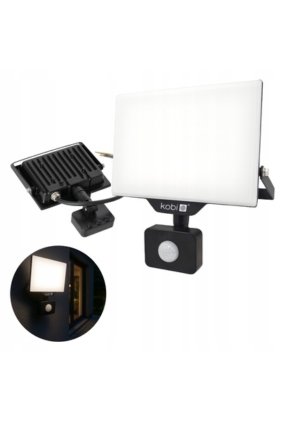 NO BRAND Proiector LED 30W 4000K IP54 cu Senzor de Mișcare PIR pentru Ilumina...