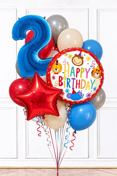 PEKSHOP Set 282 Sirk Konsept Doğum Günü Balon Süsleme Seti 2