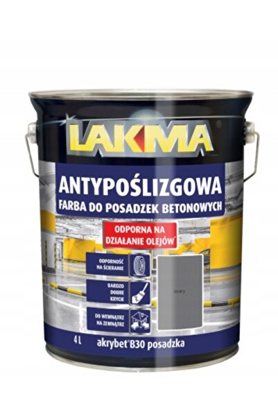 Lakma AKRYBET B-30 Vopsea acrilică pentru pardoseli din beton, gri mat, 4L