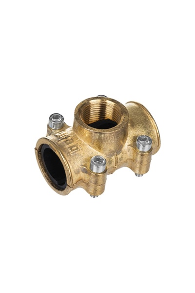 GEBO NB racord de reparație din alamă 28mm cu ramură 3/4''GW
