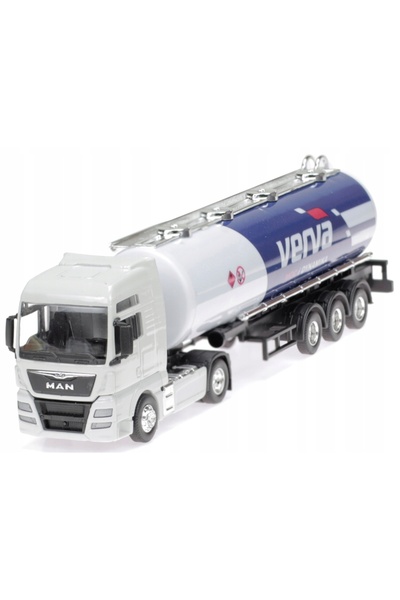 NO BRAND Model de camion metalic MAN Cisternă Verva Orlen Transport combustib...