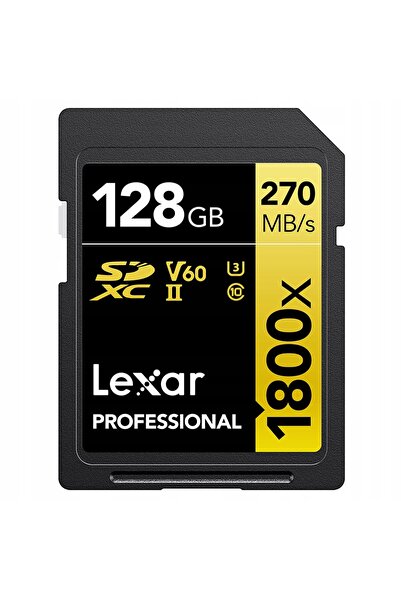 Lexar SDXC Pro 128GB x2 R280/W210 UHS-II U3 1800x V60 280mb/s 210mb/s