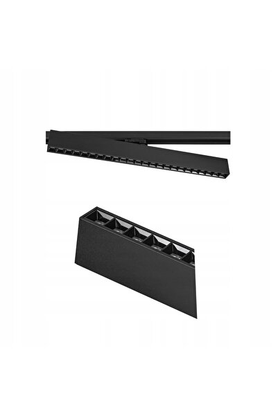 NO BRAND Corp de iluminat liniar LED modern, negru, 25W, 60cm, 4000K, pentru ...