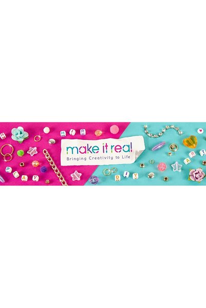 Make It Real Kit pentru confecționarea brățărilor cu talismane Halo, albastre