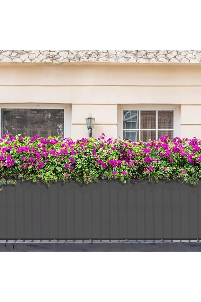 NO BRAND Prelată opacă pentru balcon 170 g/m² Protecție împotriva vântului 80...