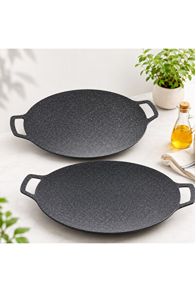 OEM Set de 2 tigăi japoneze de 32 cm, cu strat antiaderent, compatibile cu ar...