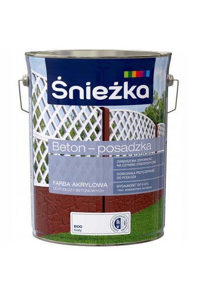 Śnieżka Pardoseală din beton albă B00 5L