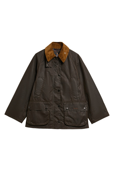 Barbour Kadın Bedale Yağlı Ceket OL91 Olive Beige Classic