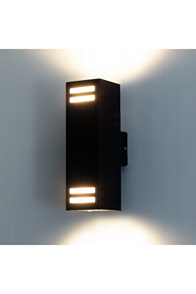 NO BRAND Aplică de perete pentru fațadă, de exterior, LED, IP44, 2xE27