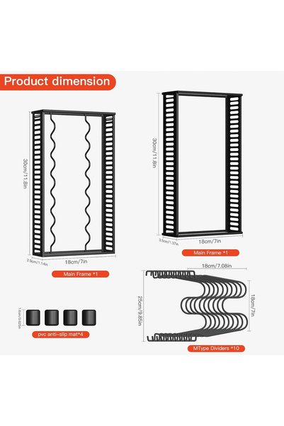 NO BRAND Suport organizator cu 10 niveluri pentru capace de oale și tigăi