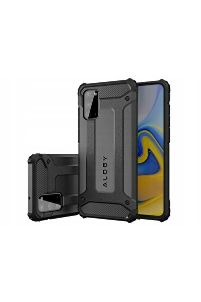 ALOGY Husă rigidă tip armură pentru Samsung Galaxy S20, gri
