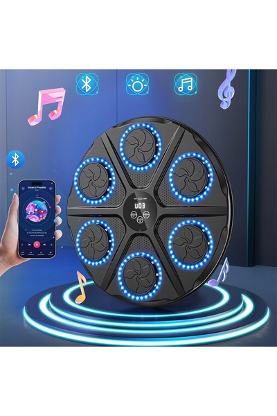 NO BRAND Tablă de box de perete – țintă electronică de antrenament cu Bluetoo...