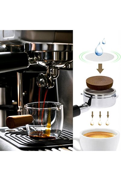 NO BRAND FILTRE DE HÂRTIE PENTRU ESPRESSO 53,5mm NATURALE, CONFORTABILE ȘI IG...
