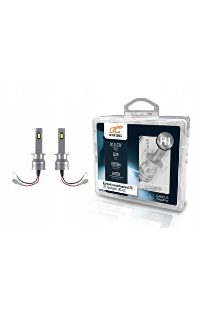 LTC Becuri LED auto H1 12V/24V 60W 6000K 6000LM Omologate +600% PUTERE