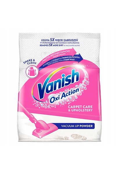Vanish Kit Pulbere Curățare Covoare și Rufe Curățare Uscată 4x 650g