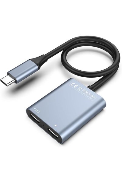 NALACAL محول USB C لنظارات الواقع المعزز - محول شحن وتشغيل للنظارات الذكية، ي...