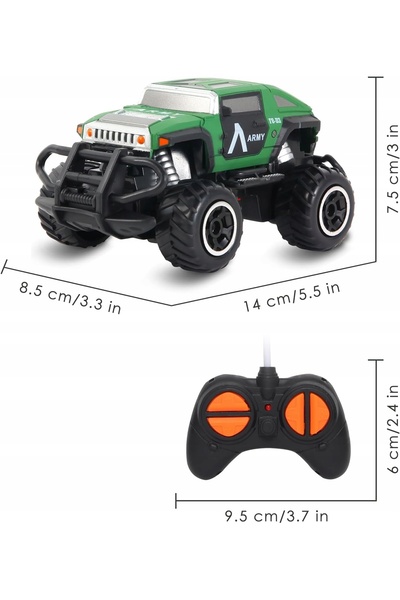 NO BRAND MAȘINUȚĂ TELEGHIDATĂ MONSTER TRUCK RC, REZISTENTĂ ȘI COLORATĂ, PENTR...