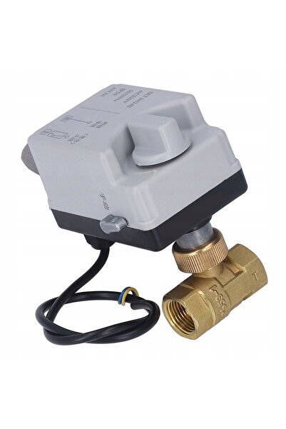 NO BRAND Vana electrică cu bilă 1/2 " cu actuator AC220V, actuator DN15, robi...