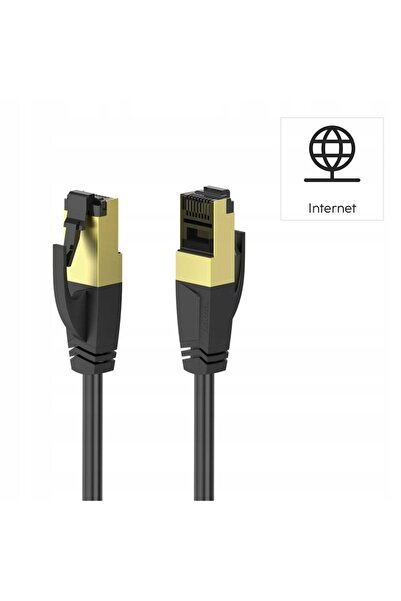 Hama Cablu de rețea RJ45 ecranat CAT 8 40Gbit/s S/FTP, 5m, pentru internet