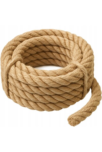 NO BRAND Frânghie de iută 30mm, decorativă, groasă, de construcții, naturală,...