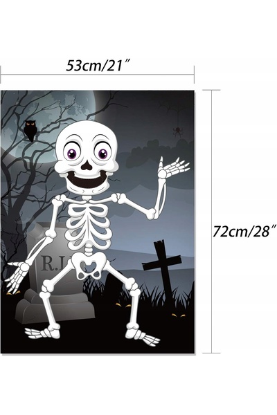 NO BRAND JOC DE HALLOWEEN: PRINDE DINȚII SCHELETULUI – DISTRAȚIE PERFECTĂ PEN...