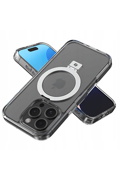 spacecase Husă ETUI RING PRO MAG pentru iPhone 16 Pro, transparentă