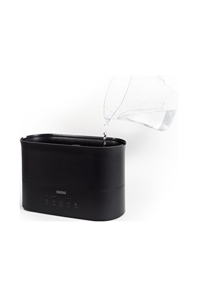 Eberg Umidificator LUMO 2.2l aromaterapie cu efect de foc LED 3D tip șemineu