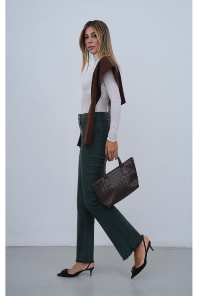LACARINO Extra Soft Flare Cut Pants