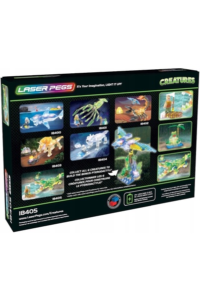 LASER PEGS SUPRAVIEȚUIRE ÎN BAGNACH 18405 blocuri cu LED-uri 240 de elemente