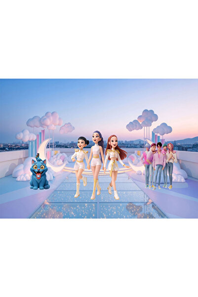 VIODESIGN Fototapet Copii, autoadeziv, K-Pop , multicolor, 80x120 cm CO503
