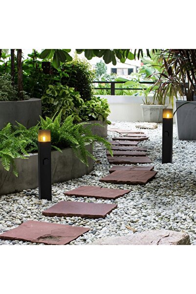 MasterLED Lampă LED de grădină, tip stâlp, 60cm, de exterior, E27, 1x soclu, ...
