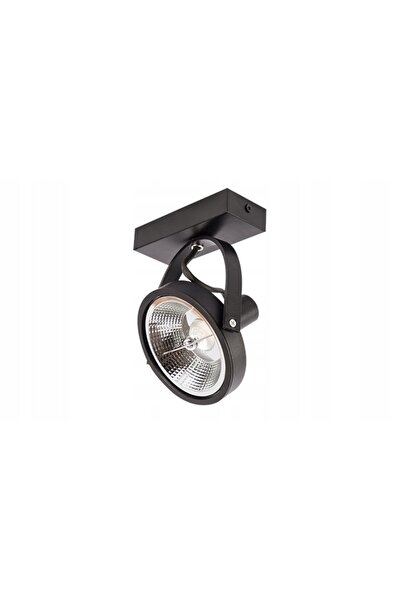 ML Spot LED 1xAR111 direcțional negru pentru magazin, birou, montaj aplicat p...