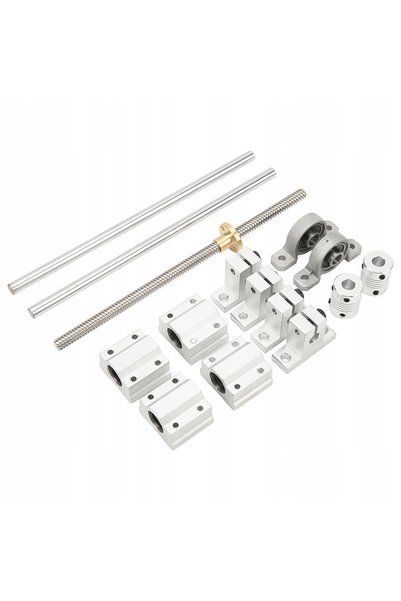 NO BRAND Șină de ghidare liniară din oțel carbon T8x8 + 4x Blocuri CNC SC8UU