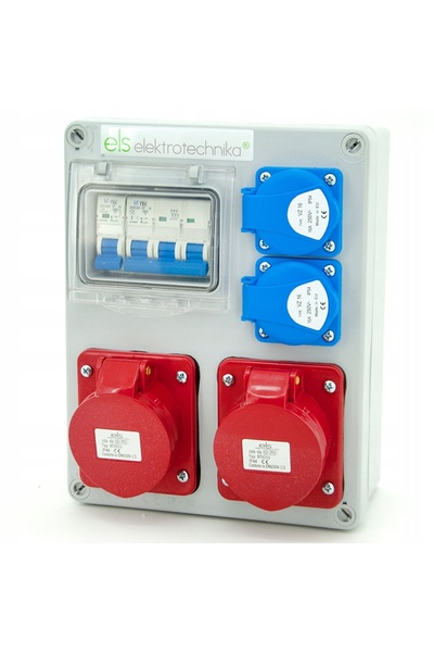 ELS Elektrotechnika Distribuitor 2x16A/4P 2x230V SECURE B16 3P 1P