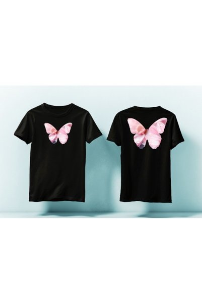 OEM Tricou cu fluture roz