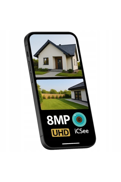NO BRAND Cameră externă solară inteligentă Full HD 1080p
