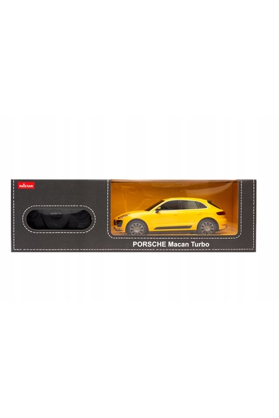 NO BRAND RASTAR VEHICUL MAȘINĂ CU TELECOMANDĂ RC 1:24 PORSCHE MACAN TURBO GALBEN