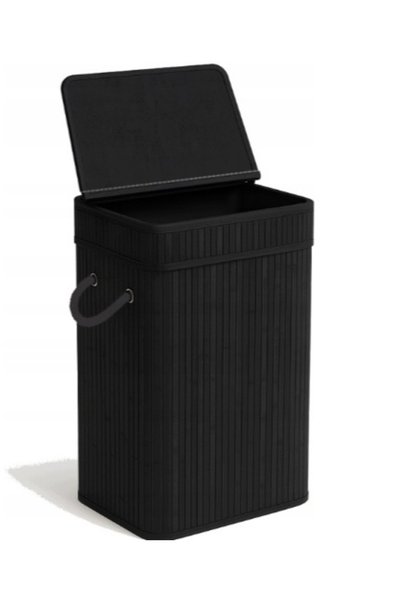 POKKA COȘ DE RUFE DIN BAMBUS, AUTONOM, MARE, PLIABIL, ÎNGUST, XXL, 72 L