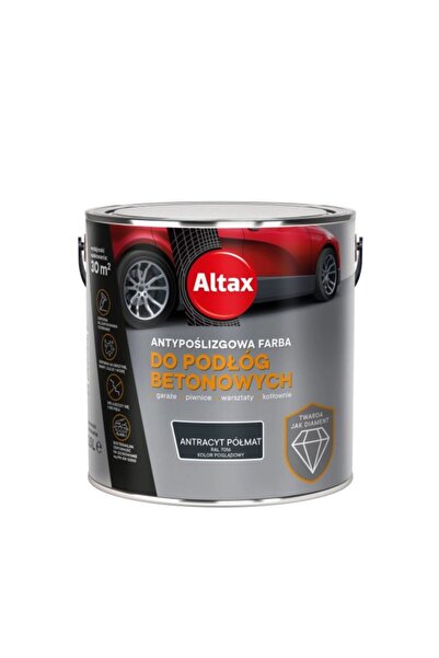 Altax Vopsea antiderapantă pentru pardoseli din beton 7016 Antracit Semimată ...