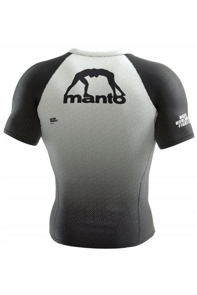 Mantovani MANTO Rashguard RANK alb cu mânecă scurtă mărime XXL