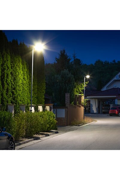 NO BRAND Lampă stradală 100W 4000K pe stâlp, reglabilă, de exterior, 9300lm I...