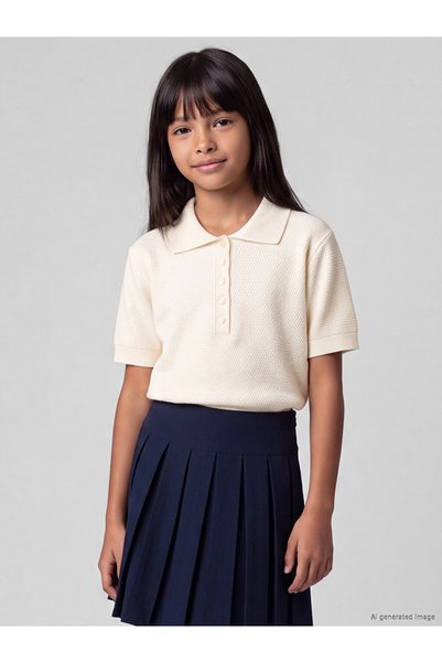 LC Waikiki Quality Pieces from Çelebi Store Short Sleeve Girls' Knitwear Sweater