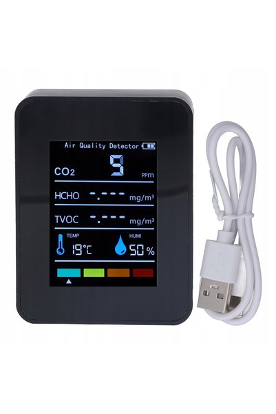 NO BRAND CONTOR INTELIGENT DE CO2 MONITOR CALITATE AER SENSOR DE DIOXID DE CA...