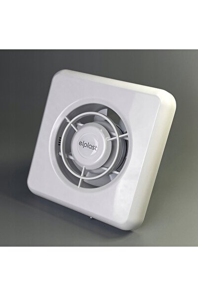 Elplast Ventilator de baie fi100 mm standard Classic 100B alb cu flanșă scurtă