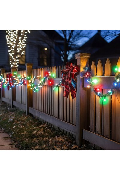 NO BRAND Ghirlandă luminoasă de Crăciun 100M cu 800 LED-uri, Ornament decorat...