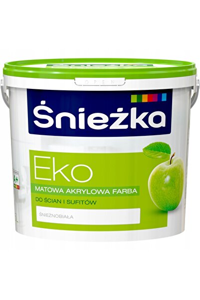 Śnieżka Vopsea ecologică albă pentru interioare și tavane 5L