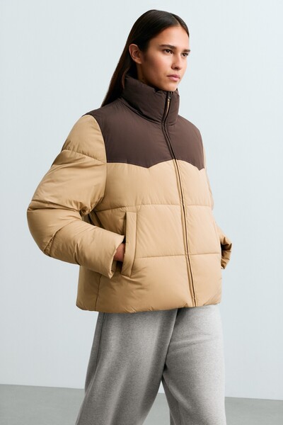 Oysho Su itici kontrast renkli primaloft® dolgulu ceket